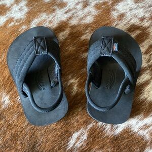 Rainbow sandals kid’s soft top rubber with strap and back strap